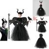 Maleficent Childrens Halloween Costume Dress With Polyester Fabric For Girls Ages 3 To 8