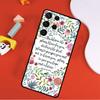 Bible Verse Phone Case For Samsung Galaxy S24 Ultra S25 Ultra S9 S10 S20 S21 S22 S23 Plus S24 FE Cover