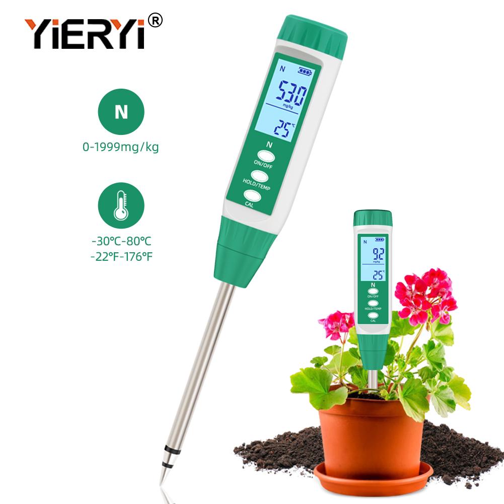 Digital Soil Nitrogen Tester Rapid N/P/K Fertility Analyzer Portable Soil Meter For Agriculture Farm Garden Fertilizer Testing