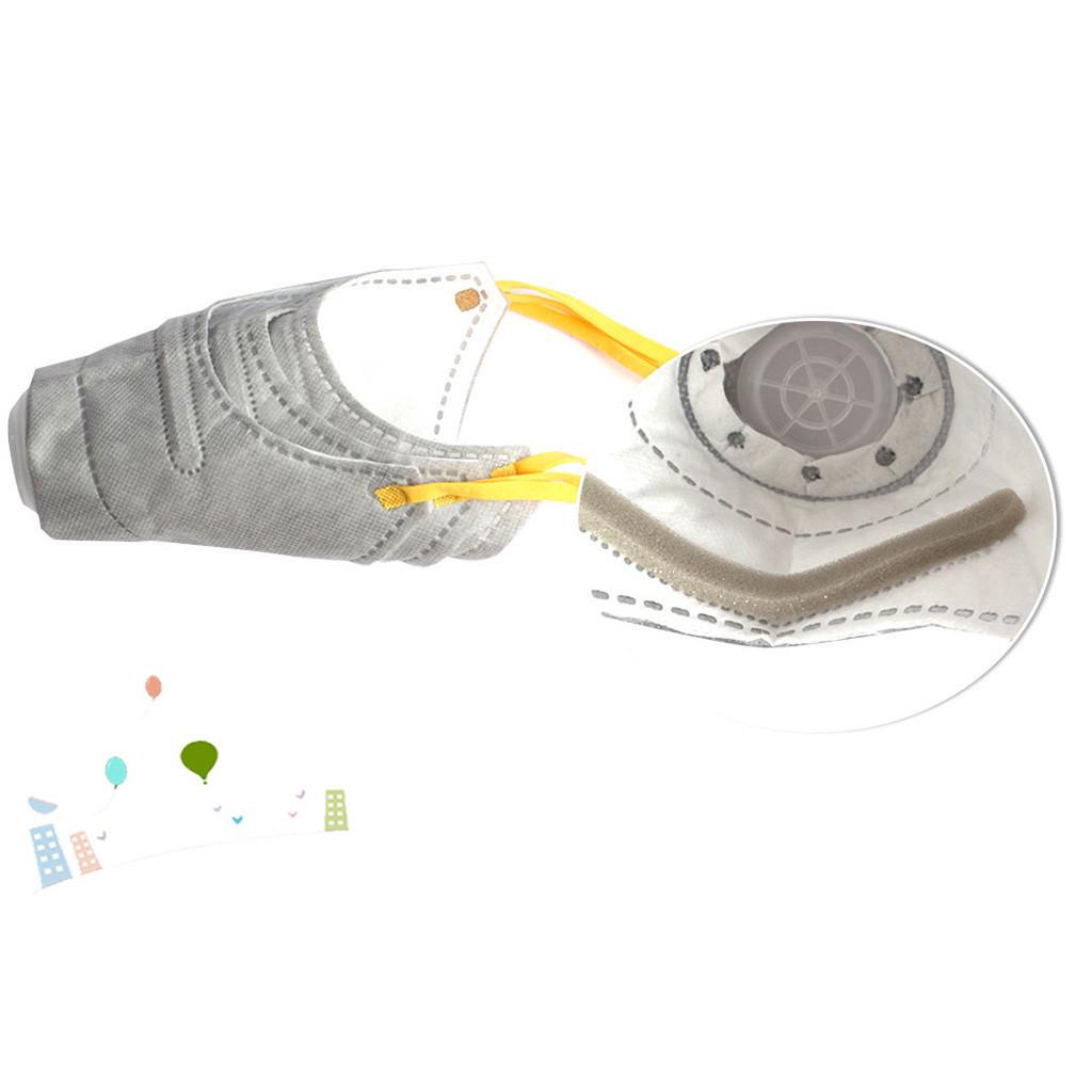 Maschera antipolvere con filtro respiratorio PM2.5 per animali domestici, 2 pezzi, per cani, viso morbido, in cotone, maschera antipolvere