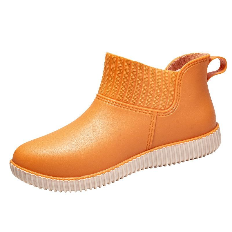 1901 Fashion Rain Shoes Women's Short Sweet Rubber Shoes Non-slip Kitchen Rain Boots