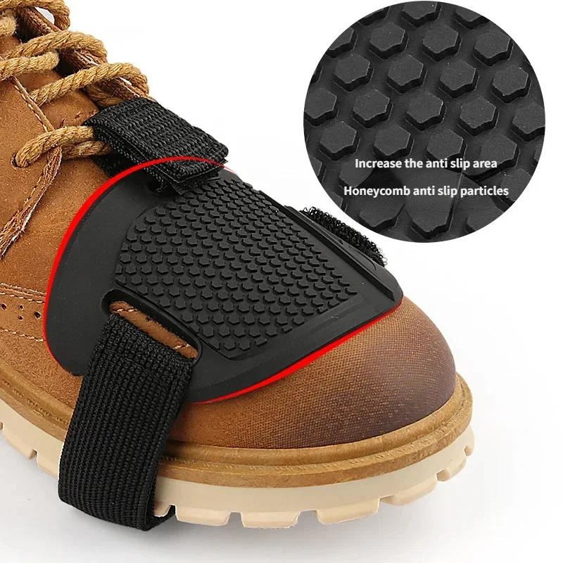 Motorcycle Shift Pad Gear Shoes Protective Motorbike Gears Shifter Men Waterproof Protector Boots Cover Accessories Motocross