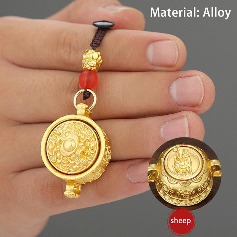 

Творческий брелок для ключей «Знак зодиака» в китайском стиле с подвеской на удачу, изысканный брелок для украшения рюкзака, аксессуары, подарки