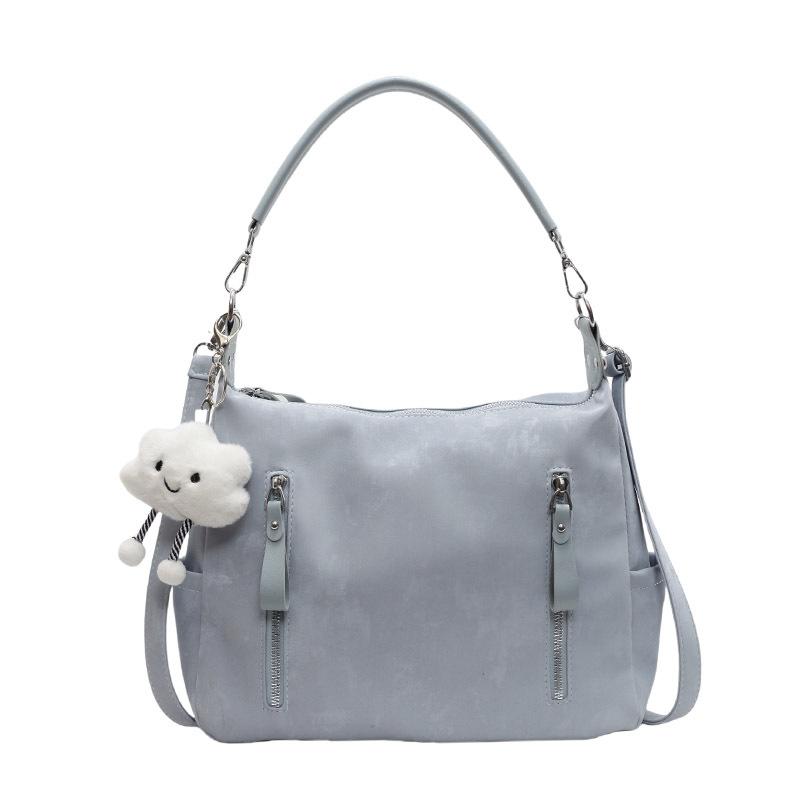 

2025 spring and summer popular simple casual style underarm tote bag women commute to work light large capacity messenger bag