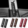 Car Sticker 2025 Hot New 2pcs Leather Seat Belt Covers Car Accessories Car Shoulder Pad Seat Belt For Tesla Model 3 Model S X Mo