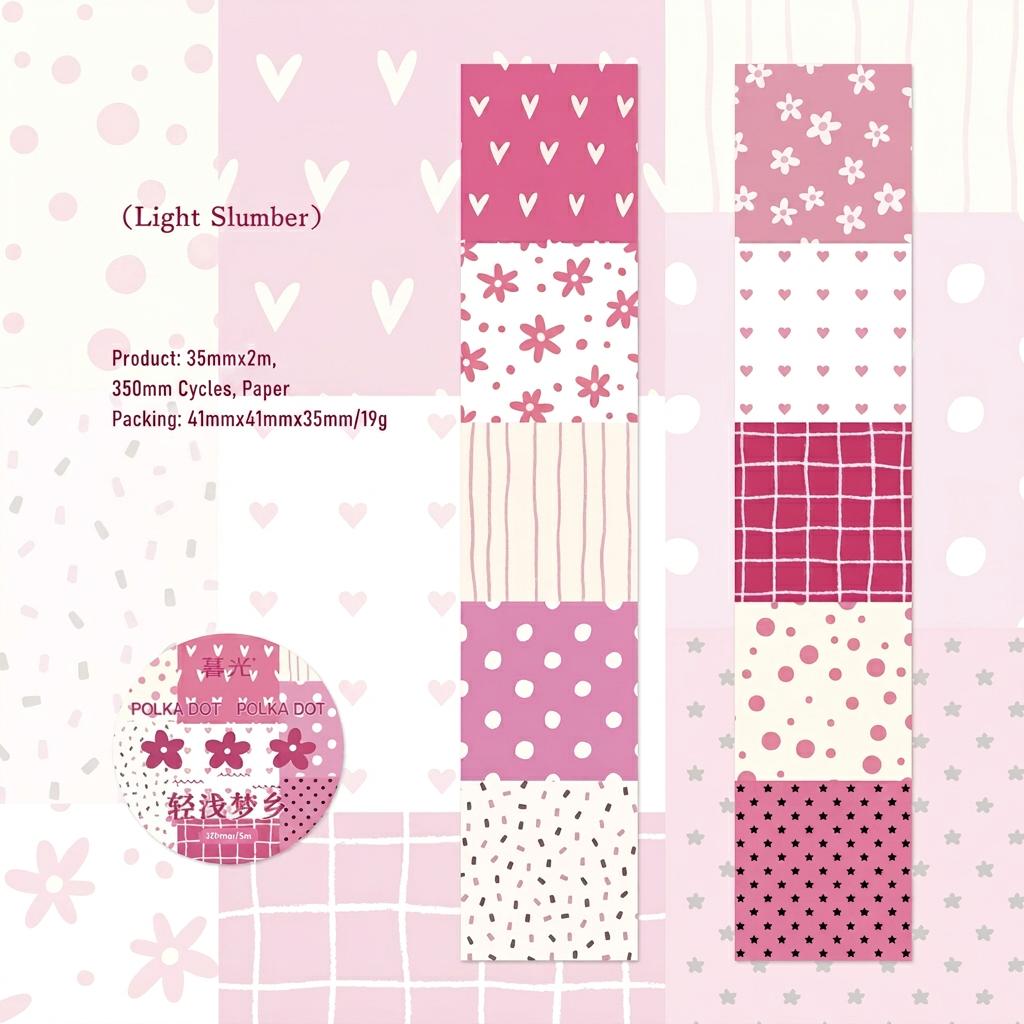 Journal Scrapbooking Tape Clear Printing White Kraft Paper Tape Diy Embellishments Good Adhesion Vintage Washi Tape For Diy