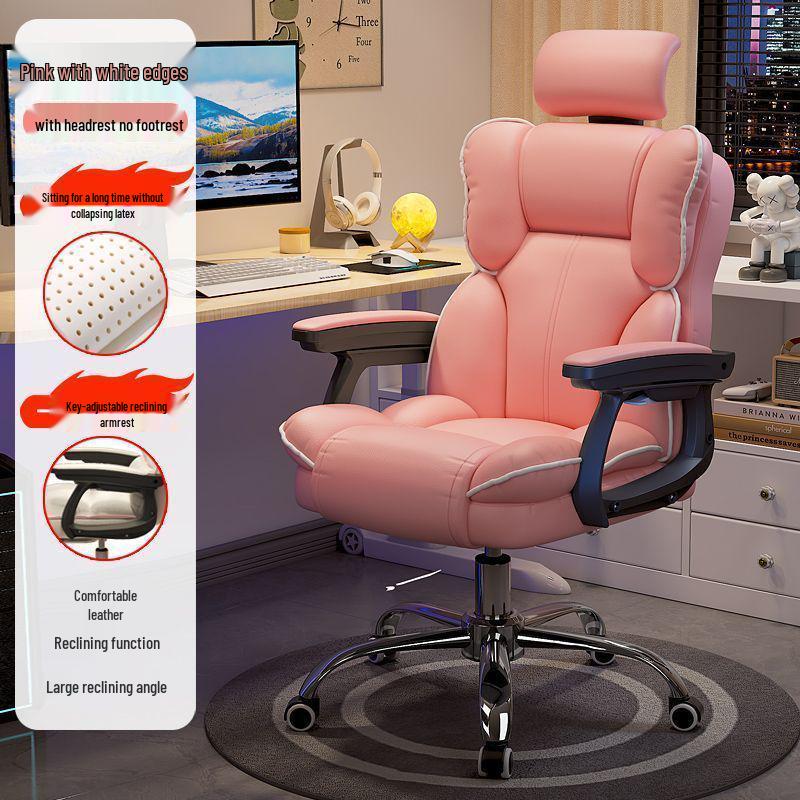 Comfortable Gaming Chair: Home Office Chair, Streaming Chair, Desk Chair for Girls