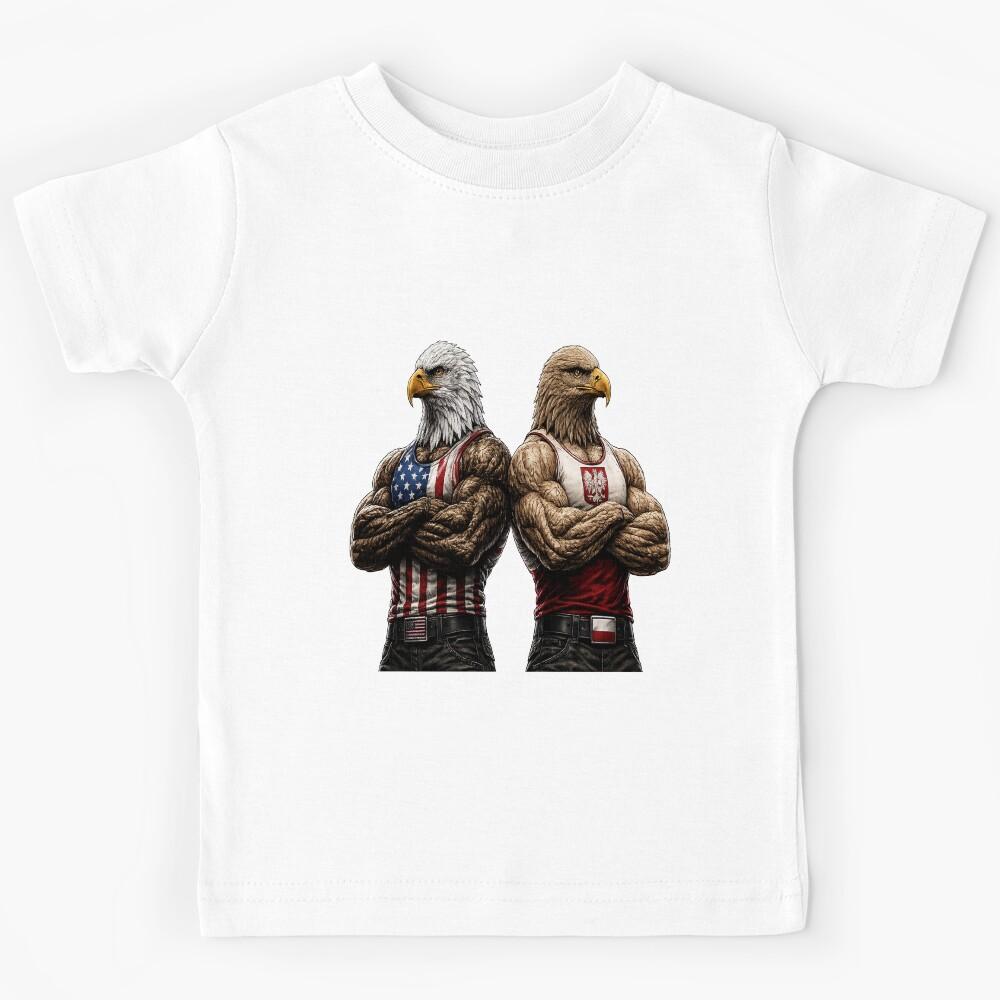 Eagle Warrior Patriotic Kids T-Shirt 130