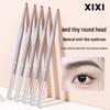 Xixi 3D Misty Eyebrow Pencil: Natural, Distinct Strokes; Waterproof, Sweatproof, Smudge-Proof; Double-Ended.