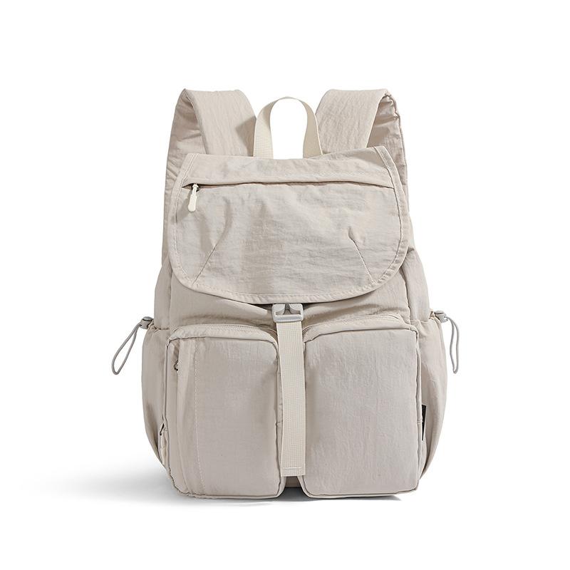 Student's Large Capacity Schoolbag Men's Color Contrast Backpack