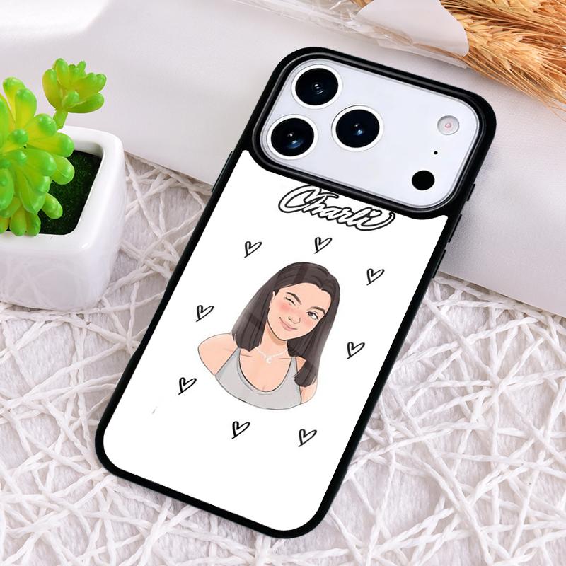 Charli D'Amelio Phone Case for iPhone 17 Air 16 15 11 12 14 13 Pro Max Shockproof Cover