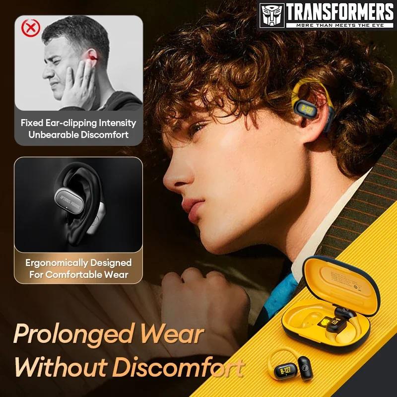 

Transformers TF-T13 Hanging Ear Wireless Bluetooth Non-in-ear Bone Conduction Bluetooth 5.3 Headset Noise Reduction Long Battery Life Sports Running