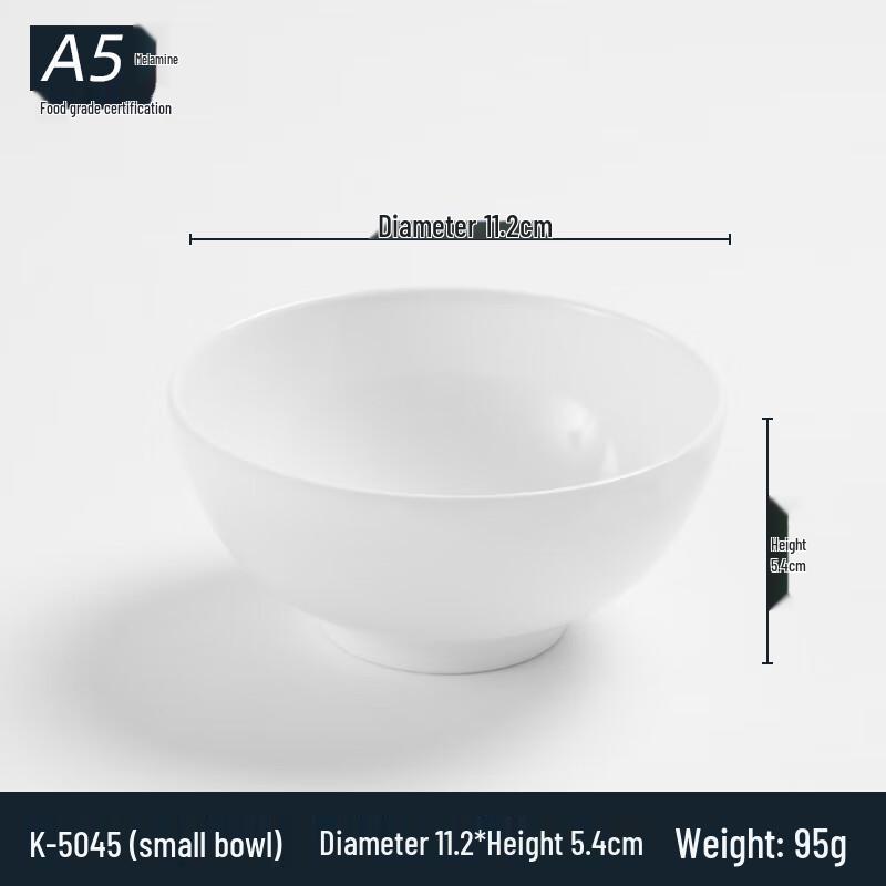A5 Melamine Restaurant Bowls