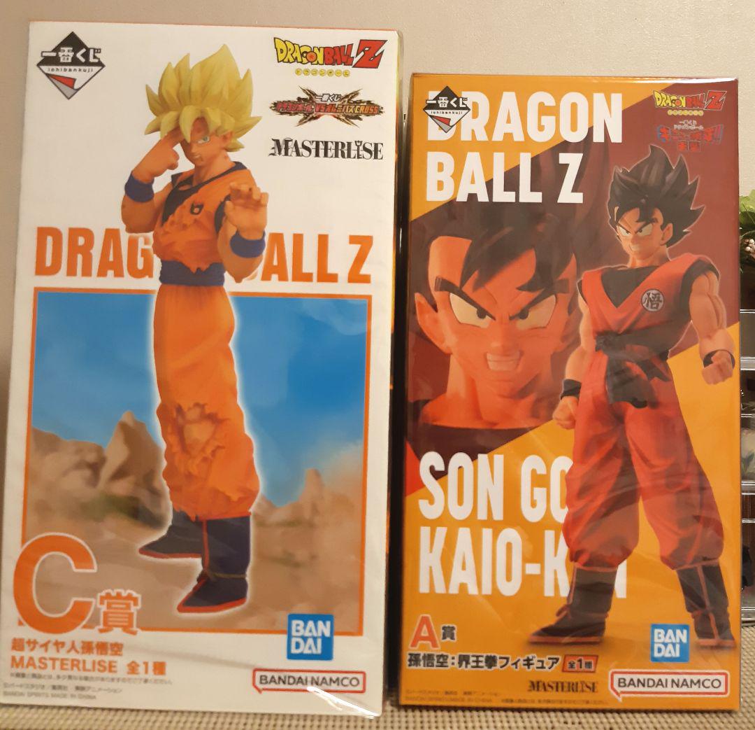 

[USED] Dragon Ball Ichiban Kuji A Prize Son Goku (Kaioken) & C Prize Super Saiyan Son Goku