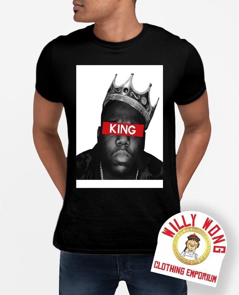 

Bigge Smalls King T-shirt Future classic Hip Hop Retro Poster Tee Gift UK Unisex T-Shirt XL