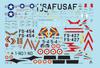Italeri Scale American Thunderjet Plastic Model Kit IT1321 1/72 F-84G (Airplane)