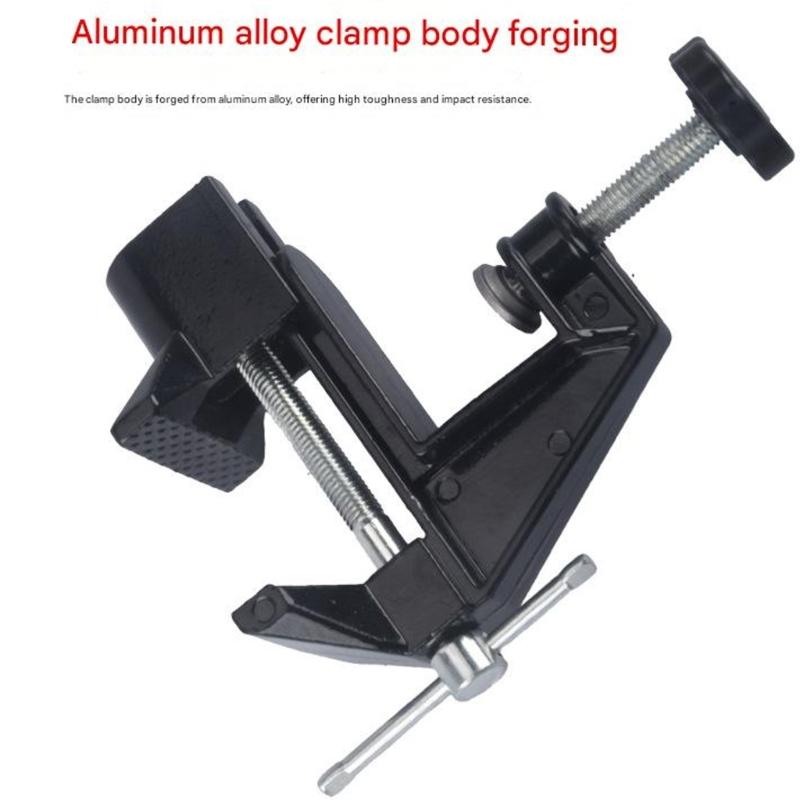Small Clamp Vise Strong Clamping Force Ideal for Holding Metal Wood Plastic in Garages Model Shops and Hobbies Applications