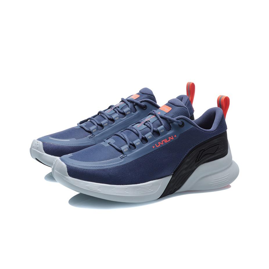 Li Ning Cfr Απορρόφηση Κραδασμών Αναπήδηση Χαμηλά Αθλητικά Παπούτσια Unisex Αθλητικά Παπούτσια Μπλε Μαύρο ARHQ221-3