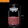 ZISIZ Sealed Glass Storage Jar with Lid