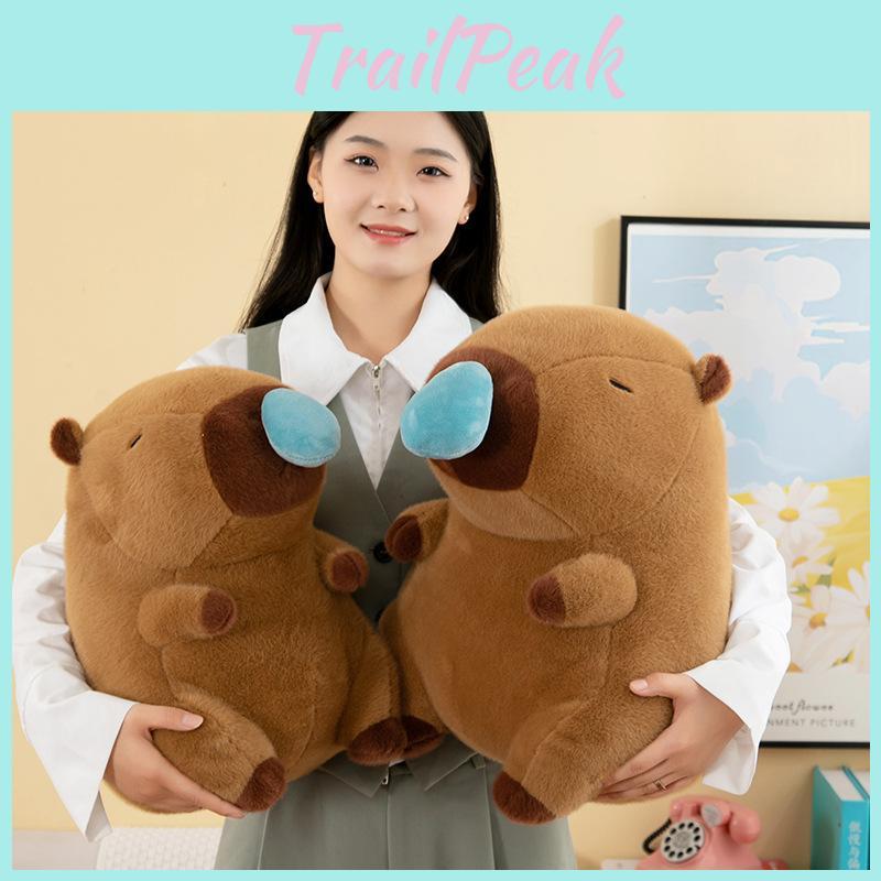 Plush Animal Capybara With Premium Short Plush And Pp Cotton For Kids Decor Room