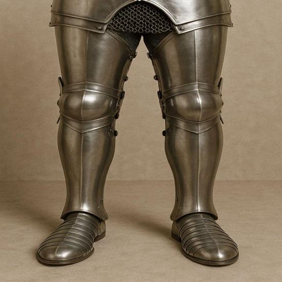 Tragbarer Mittelalterlicher Ritter Rüstungsanzug 22 Gauge Stahl, Cosplay LARP