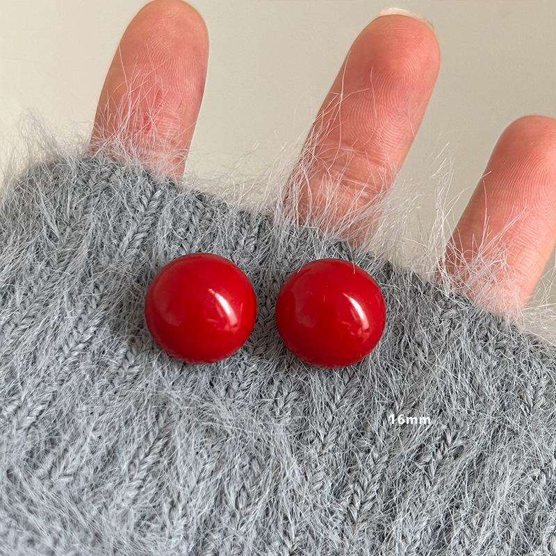 

Осенние ретро серьги-пусеты жемчужного цвета винного оттенка в стиле Гонконга для женщин