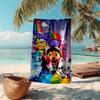 Ultra-Soft Beach Towel with Gabby's Dollhouse Theme,Ideal for Pool - Camping, Diving - Perfect Travel Essential, Vibrant Beach Towel.