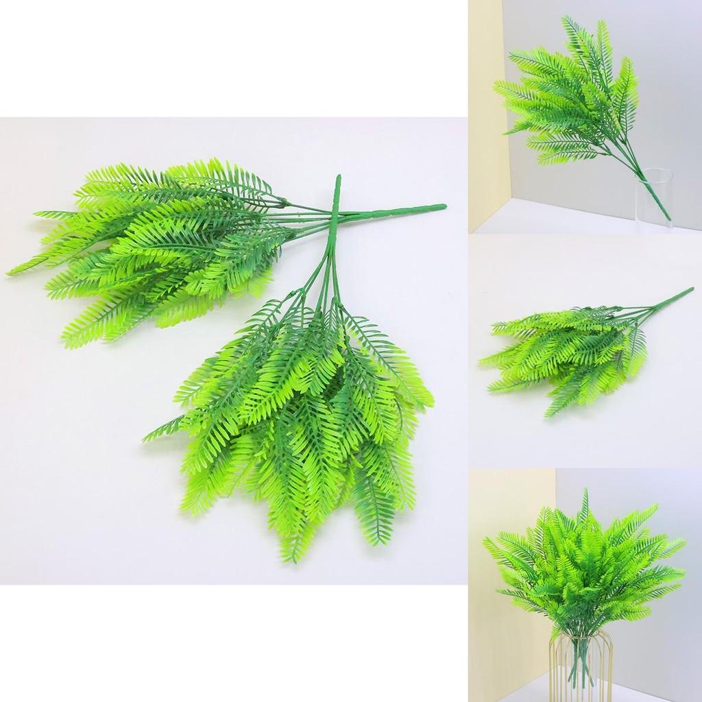 Synthetic Fern With Green Color For Home Garden Wedding And Photography Applications