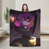 Murder Drones Knitted Blankets Funny Retro  Fuzzy Throw Blanket Home Couch Personalised Ultra-Soft Warm Bedsprea