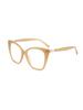 Big-frame Cat ' S Eye Glasses Trend Computer Goggles Fashion Flat Mirror with Myopia Frame High Quality Premium Material