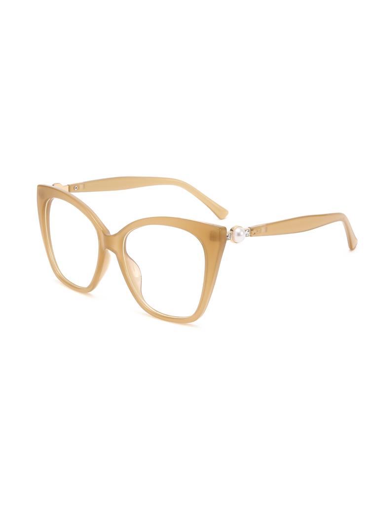 Big-frame Cat ' S Eye Glasses Trend Computer Goggles Fashion Flat Mirror with Myopia Frame High Quality Premium Material