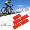 5pcs/set Mountain Bike Reflective Stickers High Temperature Resistant Bicycle Wheel Rim StripesOrange