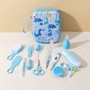20pcs/8pcs box Baby Care Kit Baby Grooming Set Thermometer Nail Trimmer Brush Nasal Aspirator Portable EVA Case New Mom Must Have Infant Care Supplies
