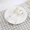 Retro European-style Cake Tongs Salad Tongs Dessert Baking BBQ Tools Food Tong Gold-plated Snack Clip Zinc Alloy Pastry Clamp