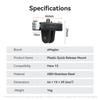 AMAGISN For GoPro Hero 13 Magnetic Quick Release Mount Base Plastic Adapter Accessory