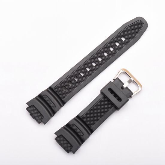 Watch Band Soft 18mm Men Watch Waterproof Rubber Replacement Bracelet Strap Compatible