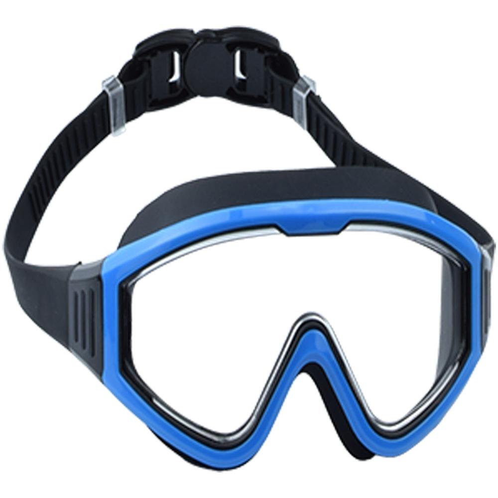 

Large frame swimming goggles silicone anti-fog high definition electroplating sunshade transparent swimming glasses average size