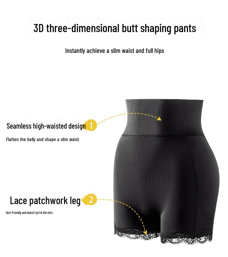 Women's High-Waisted Body-Shaping Pants: Tummy Control, Hip-Lifting, and Large Size for Big Buttocks and Hips