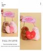 Capybara Heart Plush Bag Charm & Backpack Accessory - Perfect Couple Confession Gift for Girls