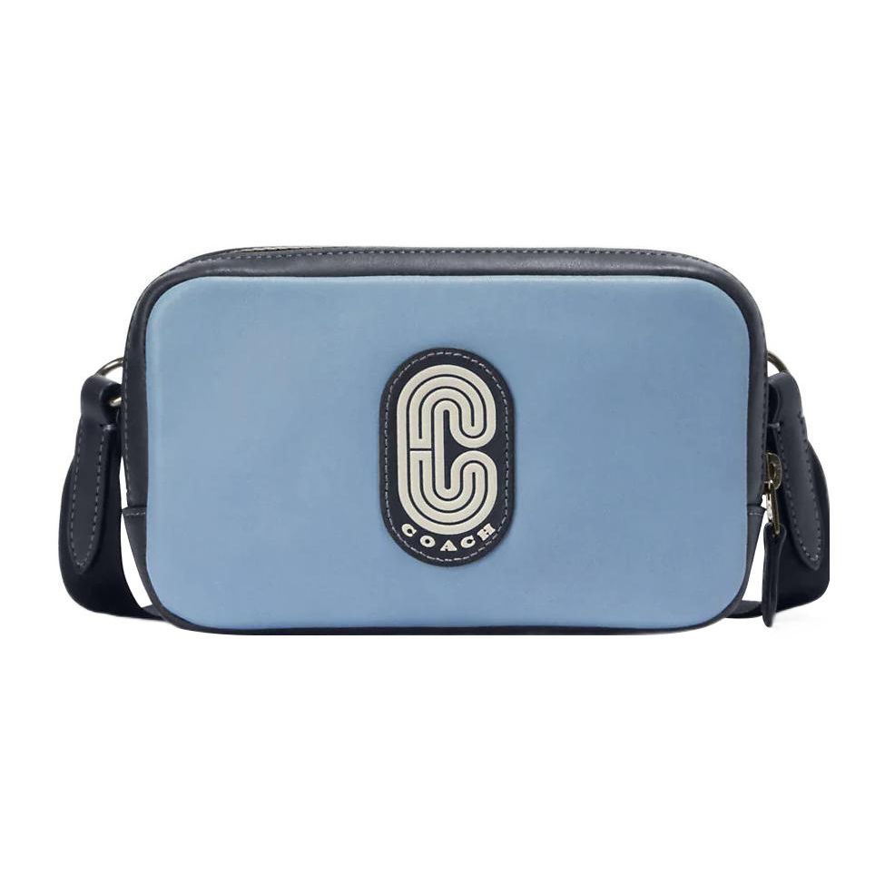 

Coach Carrier 18 Zipper Closure Calfskin Phone Crossbody Shoulder Bag Small Women bags Cornflower-Blue CE604-QBV1C Basic Set (Bag+Dust Bag)