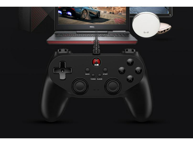 Beitong Wired PC USB Game Controller for Smart TV and Steam - Compatible with NBA2k18