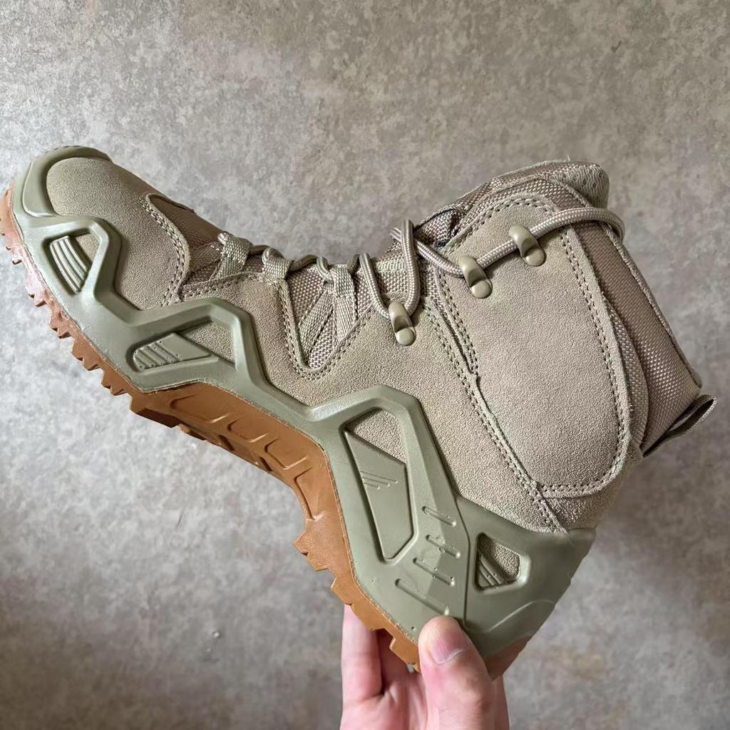 Pánské pouštní nepromokavé bojové boty US Army proti bodnutí - Protiskluzové taktické boty pro turistiku a horolezectví pro jaro a podzim