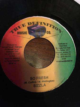 

7inch Record SIZZLA - So Fresh NONE True Definition 2005 Jamaica Reggae, Ska & Dub Used