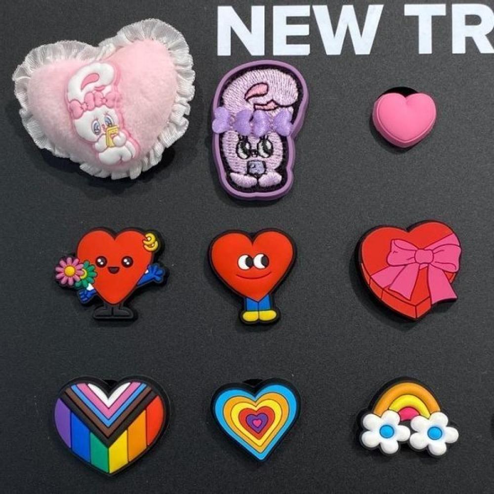 Crocs Heart Boy Character Jibbitz Accessory