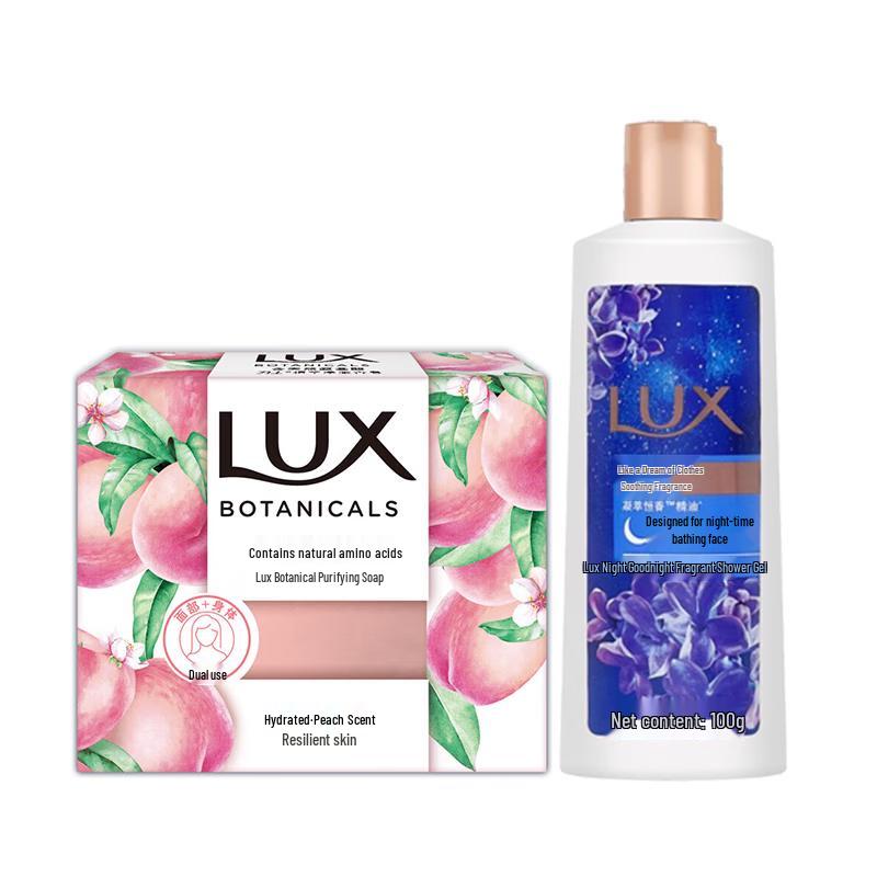 

Lux Botanical Peach Scent Soap & Shower Gel Set