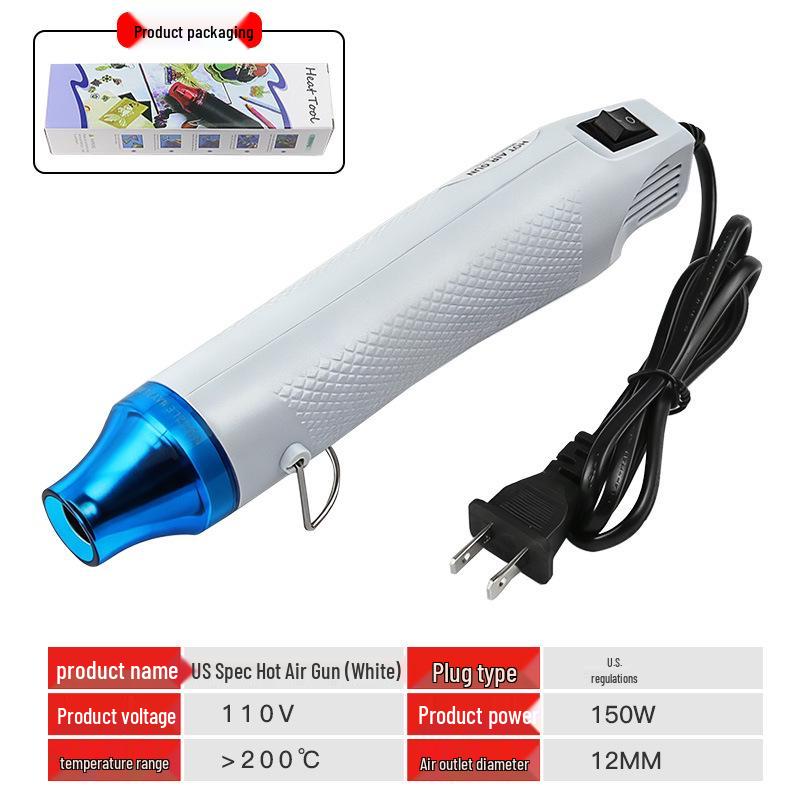 DIY Heat Gun for Crafts: Ideal for Shrink Wrap, Polymer Clay, Stamps & Embossing