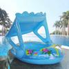 Baby Schwimmring Sonnenschirm Schwimmboot Hockerring Verdickt Kinder Wasserspiel Sonnenschutz Sitzring Netz