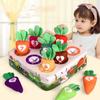 Baby Pull Turnip Carrot Harvest Game Montessori Toy Toddler Motor Skills Training Color Learning Educational Toys For Children