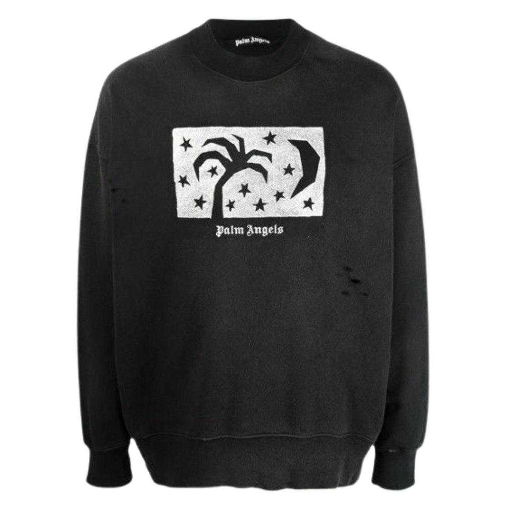 Palm Angels Herren Nacht Himmel Sweatshirt