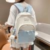 Schoolbag Japanese Campus Style Cute Backpack Large Capacity Junior High School College Student Schoolbag Women's Leisure Travel Lightweight Backpack